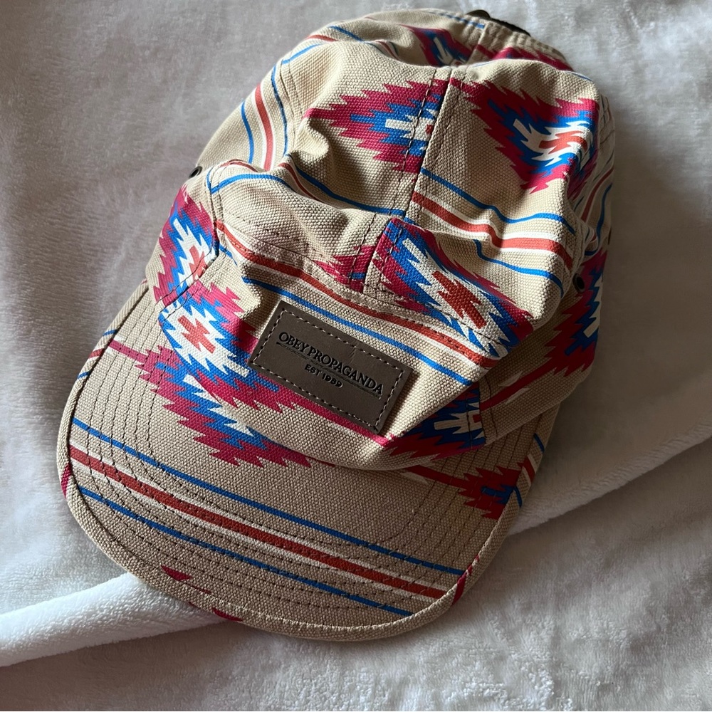 OBEY PROPAGANDA tribal Aztec hat